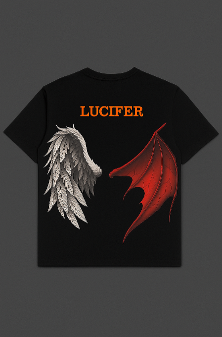 Unleash Your Inner Rebel with the Devil King (Lucifer) Oversized T‑shirt — Streetwear in India
