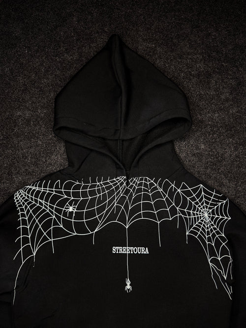 BLACK WEBSIN HOODIE