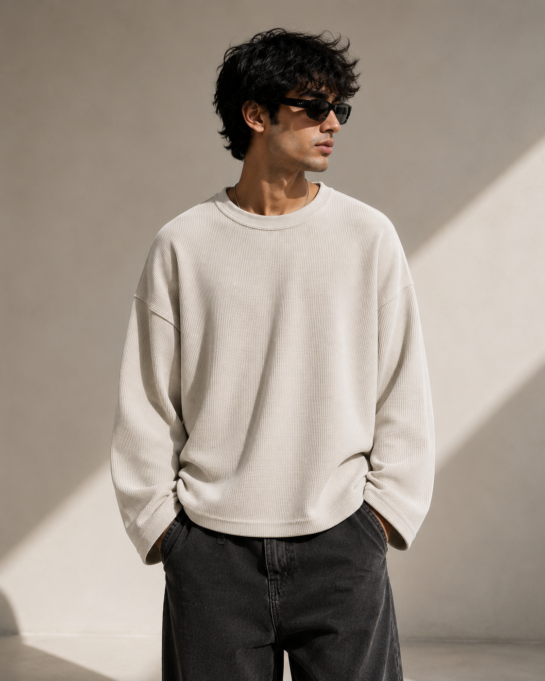 MINIMAL WAFFLE T SHIRT
