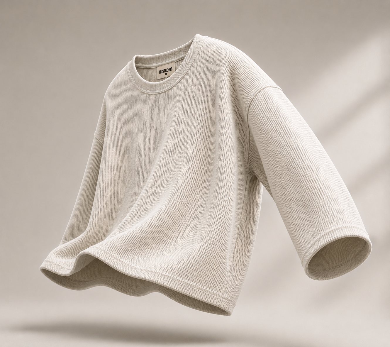 MINIMAL WAFFLE T SHIRT
