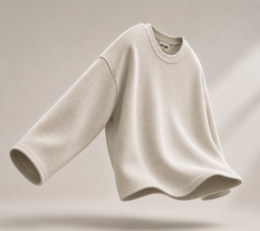 MINIMAL WAFFLE T SHIRT