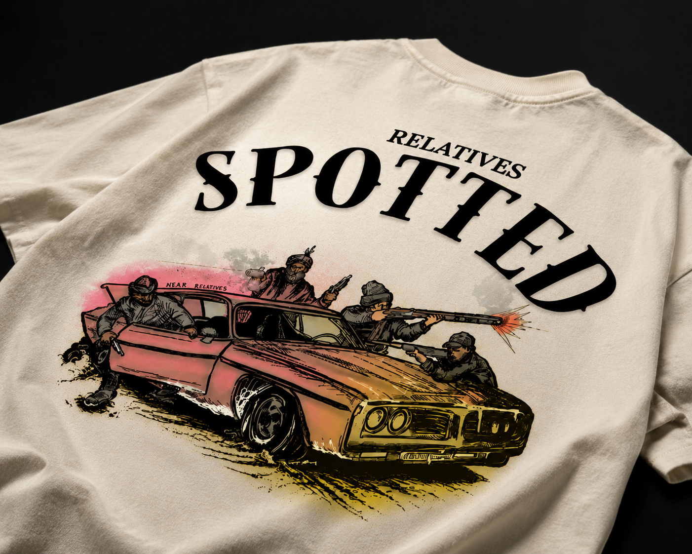 RELATIVES SPOTTED T SHIRT