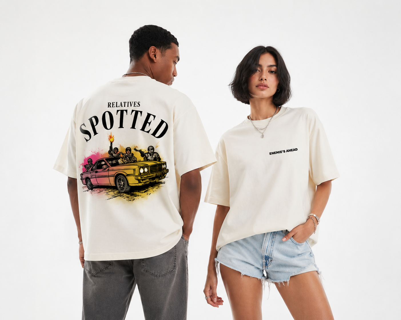 RELATIVES SPOTTED T SHIRT