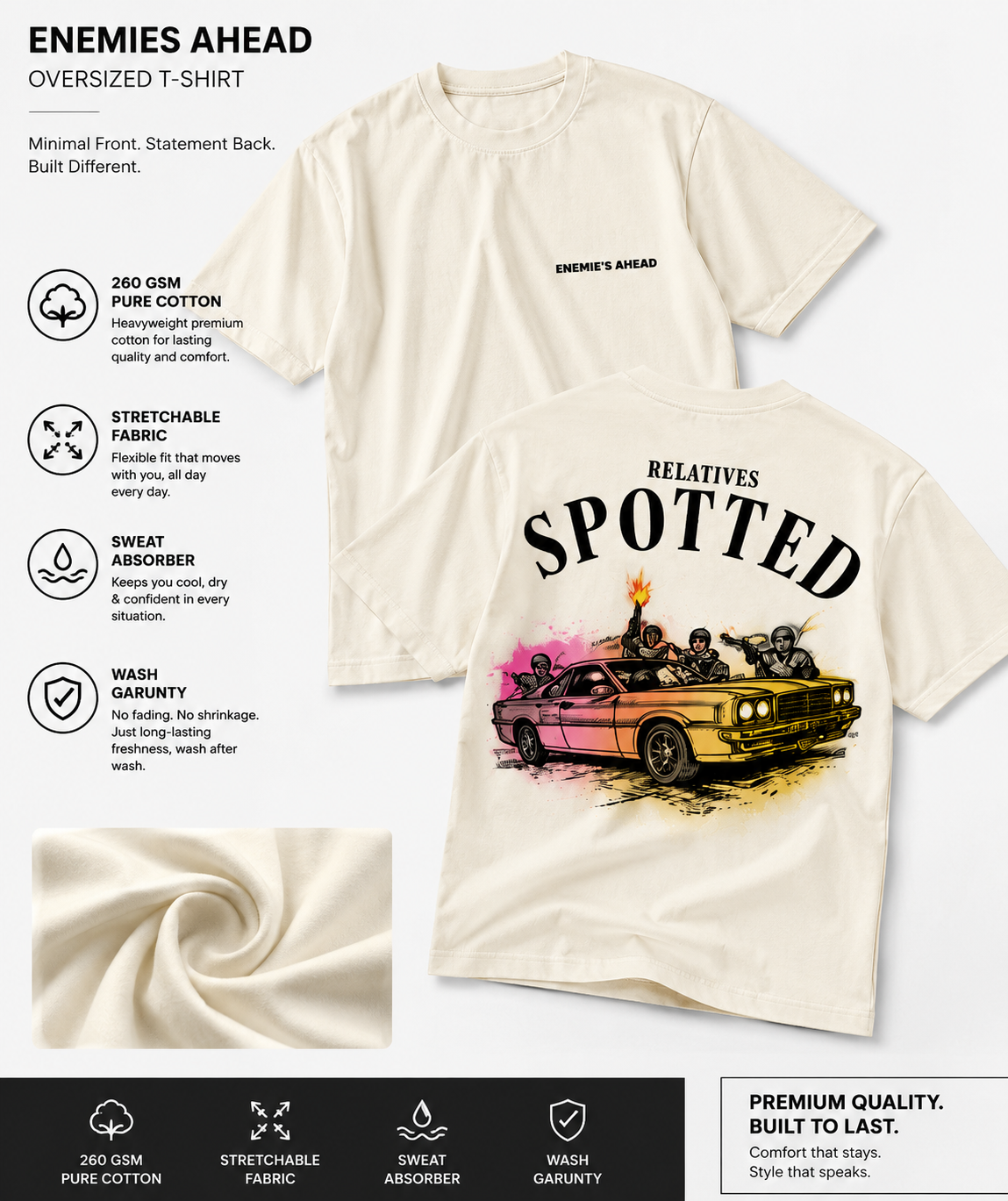 RELATIVES SPOTTED T SHIRT
