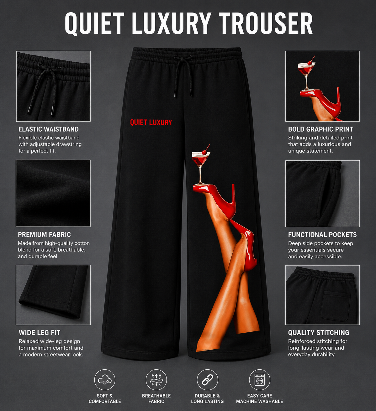 QUITE LUXURY TROUSERS